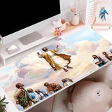 Inspirational Faith Mouse Pad – Office Desk Accessory – Motivational Bible Art – Christian Gift Idea