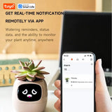 Tuya Ivy Smart Planter with AI Chip & 7 Sensors – Over 49 Fun Expressions for Easy Plant Care