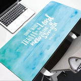 Christian Mouse Pad with Bible Verse – Non-Slip Rubber Base, Inspirational Gift, Office Desk Mat