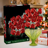 Artificial Rose Bouquet Building Blocks