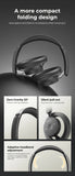 HTC Open-Ear Wireless Headphones | Bluetooth V6.0 Foldable AI Translator