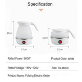 Foldable Portable 600ML Travel Electric Kettle