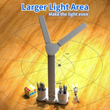 LED Clock Table Lamp