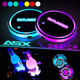 LED Car Cup Holder Coaster Lights