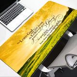 Christian Mouse Pad with Bible Verse – Non-Slip Rubber Base, Inspirational Gift, Office Desk Mat