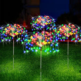 Patio Solar LED Firework Fairy Lights Outdoor