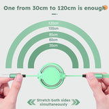 3-in-1 Retractable USB Fast Charging Cable Multi-Port Charger Cord