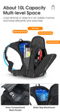 10L Ultralight Cycling Backpack with Water Bag – MTB, Road Bike, Hiking & Climbing