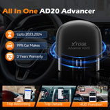 Universal Car Diagnostic Scan Tool AD20 Mini Bluetooth 5.0 OBD2 Scanner