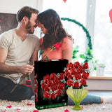 Artificial Rose Bouquet Building Blocks