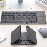 Mini Foldable Bluetooth Keyboard w/ Touchpad for Android iOS Windows PC
