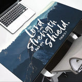 Christian Mouse Pad with Bible Verse – Non-Slip Rubber Base, Inspirational Gift, Office Desk Mat