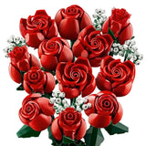 Artificial Rose Bouquet Building Blocks