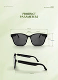 Bluetooth Smart Glasses with Call, Music, Camera, Noise Reduction & UV 400 – TWS for Men & Women