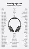 HTC Open-Ear Wireless Headphones | Bluetooth V6.0 Foldable AI Translator