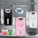 Professional 35,000RPM Rechargeable Nail Drill Machine