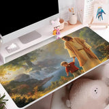 Inspirational Faith Mouse Pad – Office Desk Accessory – Motivational Bible Art – Christian Gift Idea
