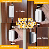 Anti-Theft Door Reinforcement Lock