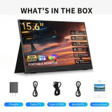 15.6" Portable Gaming Monitor | 1080P Extended Display for Laptop/Phone/Switch/PS5