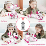 RC Intelligent Robot Dog Toy - Stunt Walking, Dancing, Touch & Remote Control Pet