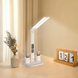 LED Clock Table Lamp