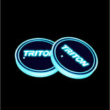 LED Car Cup Holder Coaster Lights