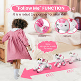RC Intelligent Robot Dog Toy - Stunt Walking, Dancing, Touch & Remote Control Pet