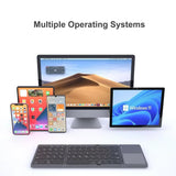 Mini Foldable Bluetooth Keyboard w/ Touchpad for Android iOS Windows PC