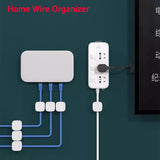 Magnetic Cable Clip Holder Adhesive Cord Organizer Wire Management for Home Office Desk