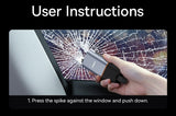 3 in 1 Car Safety Hammer Window Glass Breaker
