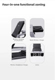 4-in-1 Car Wireless Charger with Clock for iPhone & Apple Watch AirPods