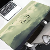 Christian Mouse Pad with Bible Verse – Non-Slip Rubber Base, Inspirational Gift, Office Desk Mat