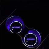 LED Car Cup Holder Coaster Lights