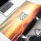 Christian Mouse Pad with Bible Verse – Non-Slip Rubber Base, Inspirational Gift, Office Desk Mat