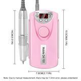 Professional 35,000RPM Rechargeable Nail Drill Machine