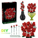 Artificial Rose Bouquet Building Blocks