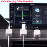 Magnetic Cable Clip Holder Adhesive Cord Organizer Wire Management for Home Office Desk