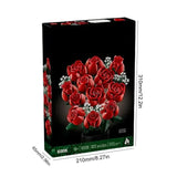 Artificial Rose Bouquet Building Blocks