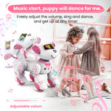 RC Intelligent Robot Dog Toy - Stunt Walking, Dancing, Touch & Remote Control Pet