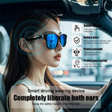 Bluetooth Smart Glasses with Call, Music, Camera, Noise Reduction & UV 400 – TWS for Men & Women