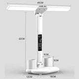 LED Clock Table Lamp