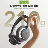 HTC Open-Ear Wireless Headphones | Bluetooth V6.0 Foldable AI Translator