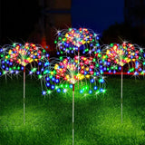 Patio Solar LED Firework Fairy Lights Outdoor