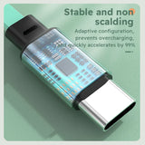 3-in-1 Retractable USB Fast Charging Cable Multi-Port Charger Cord