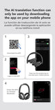 HTC Open-Ear Wireless Headphones | Bluetooth V6.0 Foldable AI Translator