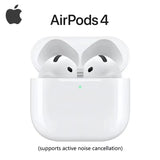 Apple Airpods Wireless Bluetooth Earbuds w/ Noise Cancelling, Adaptive & Spatial Audio, Transparency Mode, Wireless Charging Case