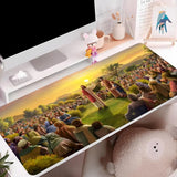 Inspirational Faith Mouse Pad – Office Desk Accessory – Motivational Bible Art – Christian Gift Idea