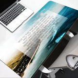 Christian Mouse Pad with Bible Verse – Non-Slip Rubber Base, Inspirational Gift, Office Desk Mat