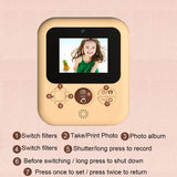 MaadZmec Tech Instant Print Mini Digital Camera With HD Video