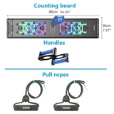 MaadZmec Tech Multifunctional Exercise Table Counting Push Up Board